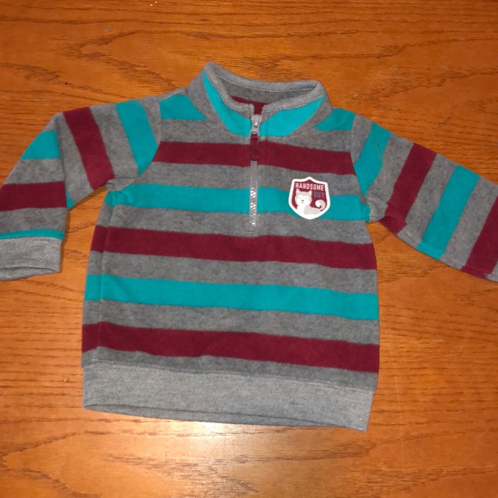 3-6mo fleece pull over